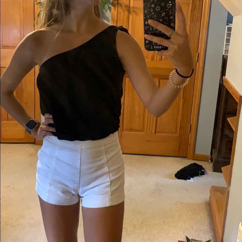 Soft and sexy one shoulder tank